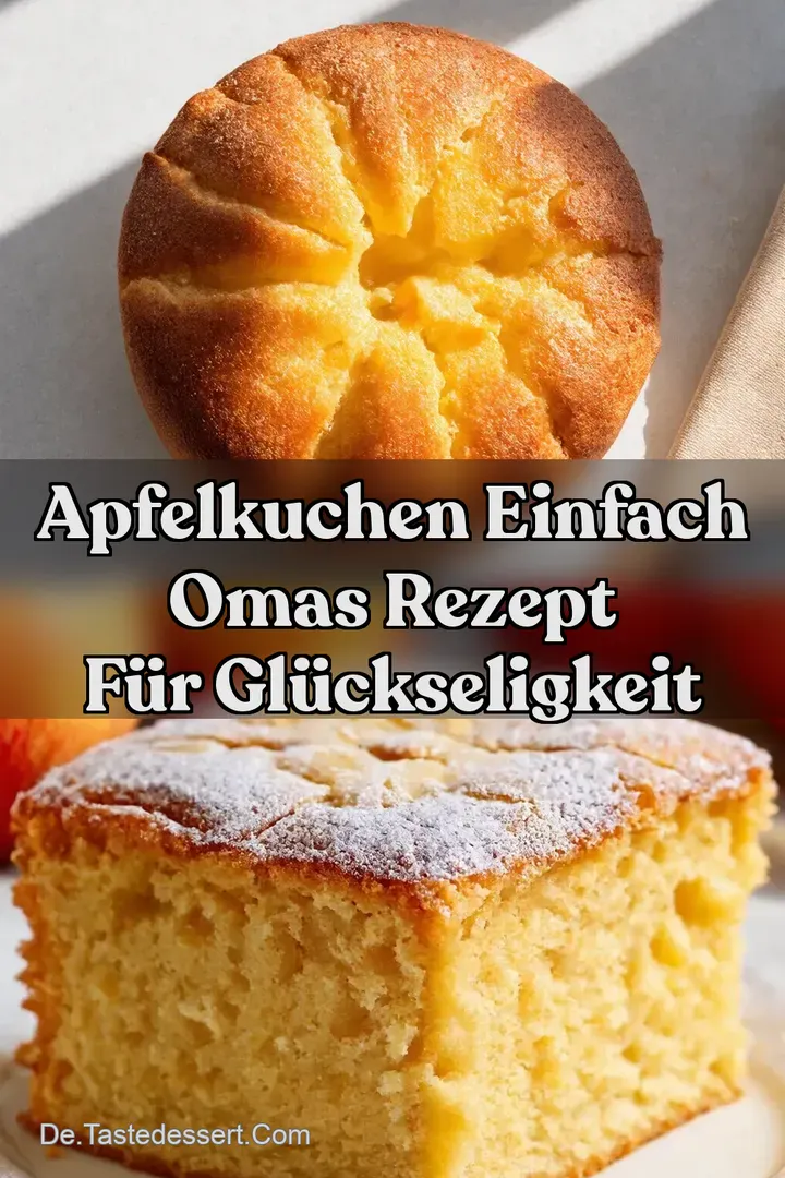 Apfelkuchen Einfach Omas Rezept f&uuml;r Gl&uuml;ckseligkeit