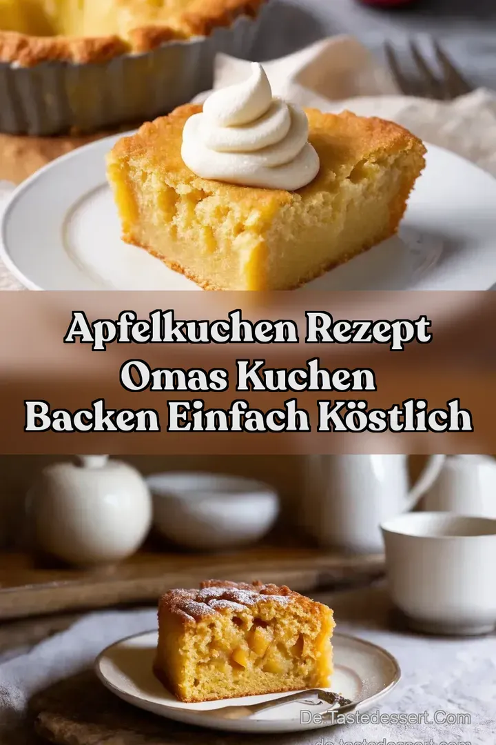 Apfelkuchen Rezept Omas Kuchen backen Einfach K&ouml;stlich