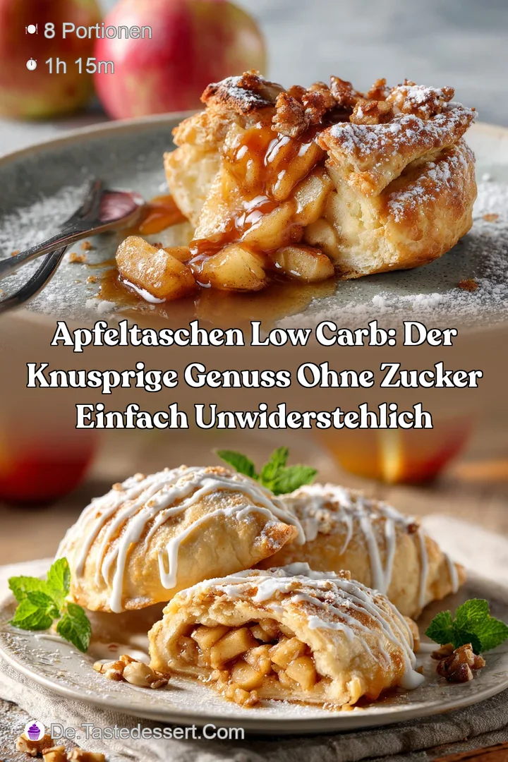 Apfeltaschen low carb: Der knusprige Genuss ohne Zucker Einfach unwiderstehlich