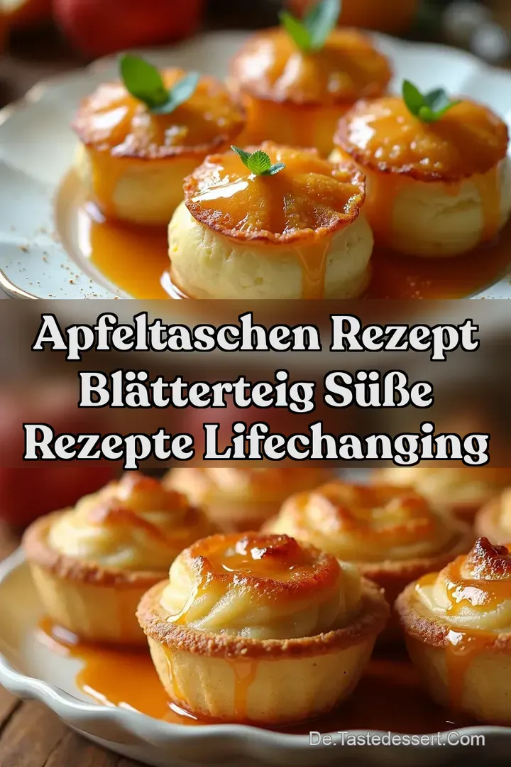 Apfeltaschen Rezept Bl&auml;tterteig S&uuml;&szlig;e Rezepte LifeChanging