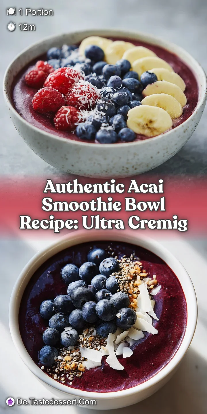 Creamy acai smoothie base with a swirl of bright fruit, offering a textural contrast. Hints of frosty chill and vibrant co...