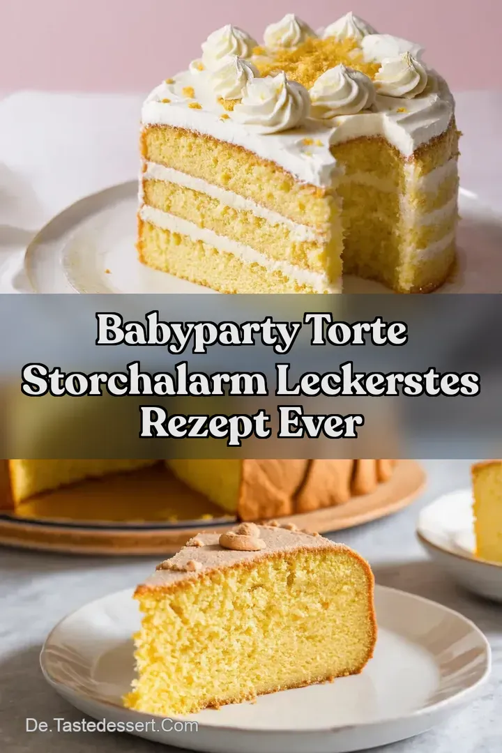 Babyparty Torte Storchalarm Leckerstes Rezept ever