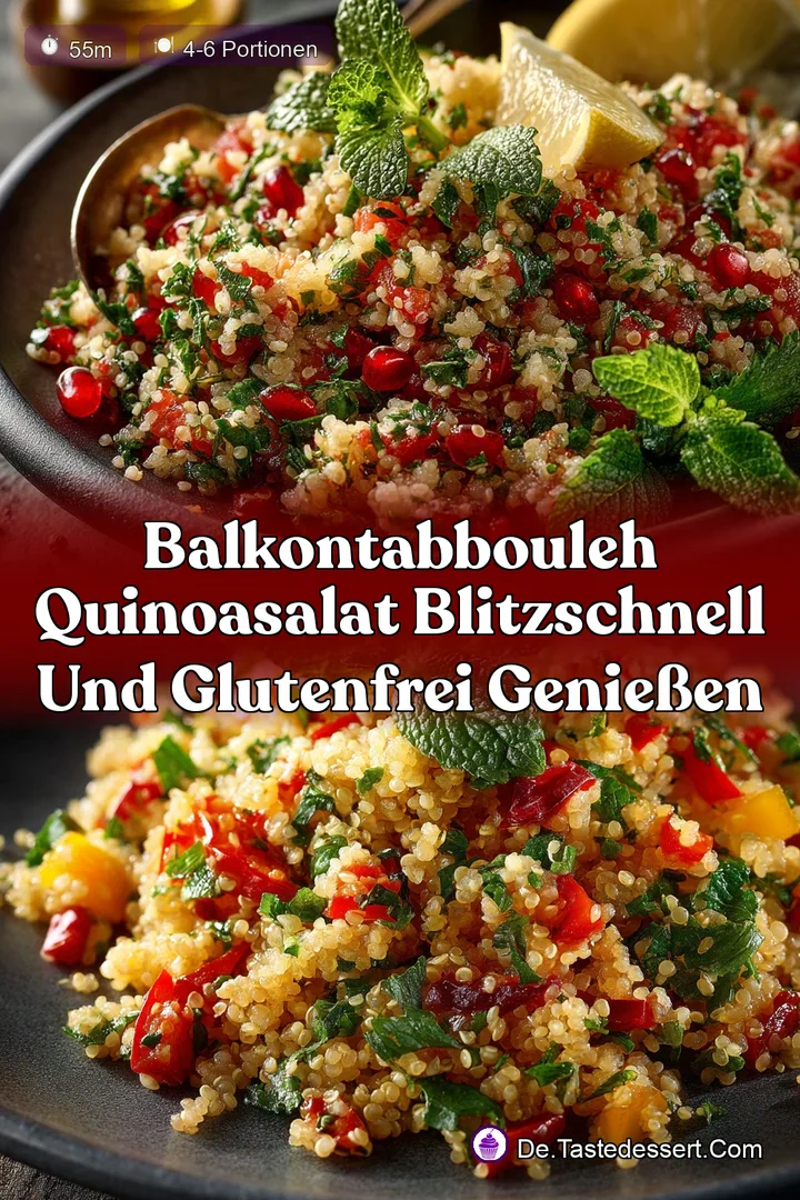 BalkonTabbouleh QuinoaSalat blitzschnell und glutenfrei genießen