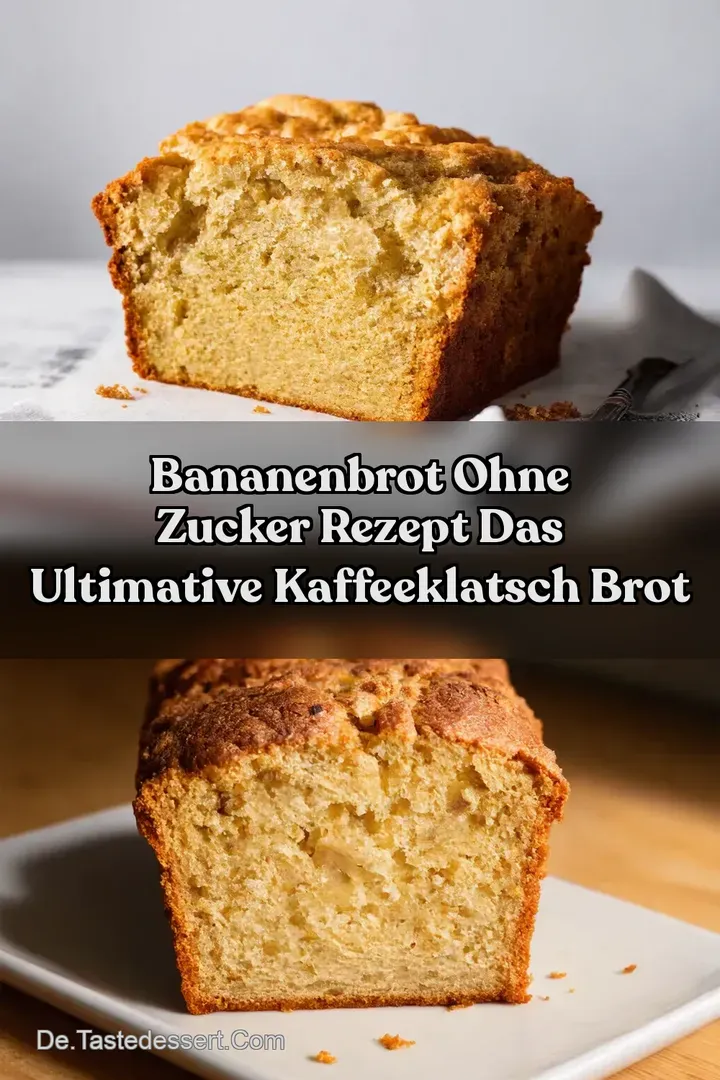 Bananenbrot ohne Zucker Rezept Das ultimative KaffeeKlatsch Brot