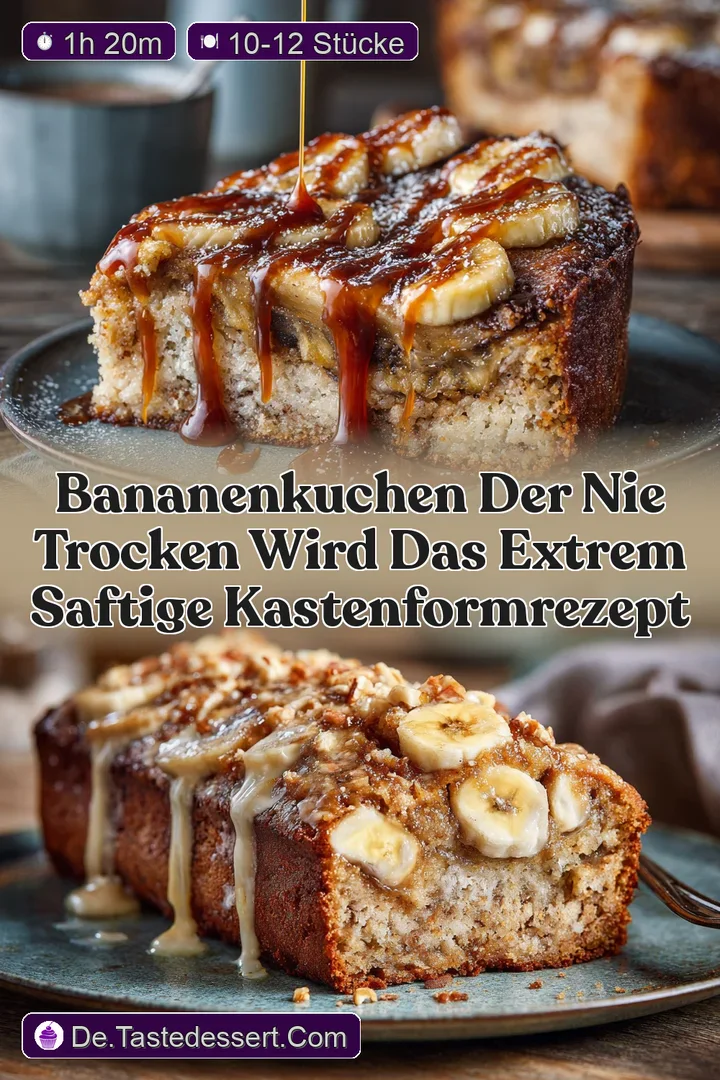 Bananenkuchen der nie trocken wird Das extrem saftige KastenformRezept