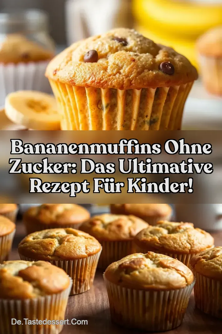 Bananenmuffins ohne Zucker: Das ULTIMATIVE Rezept Für Kinder!