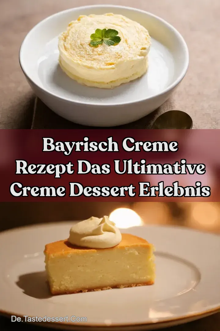 Bayrisch Creme Rezept Das Ultimative Creme Dessert Erlebnis