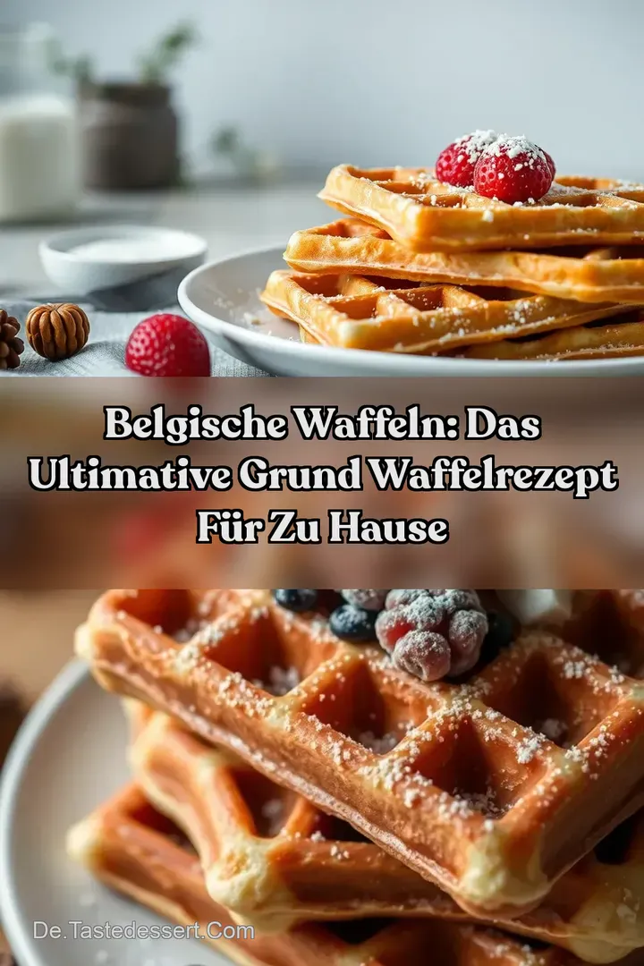 Belgische Waffeln: Das ultimative Grund Waffelrezept für zu Hause