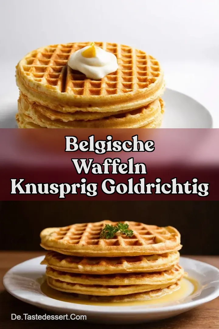 Belgische Waffeln Knusprig Goldrichtig