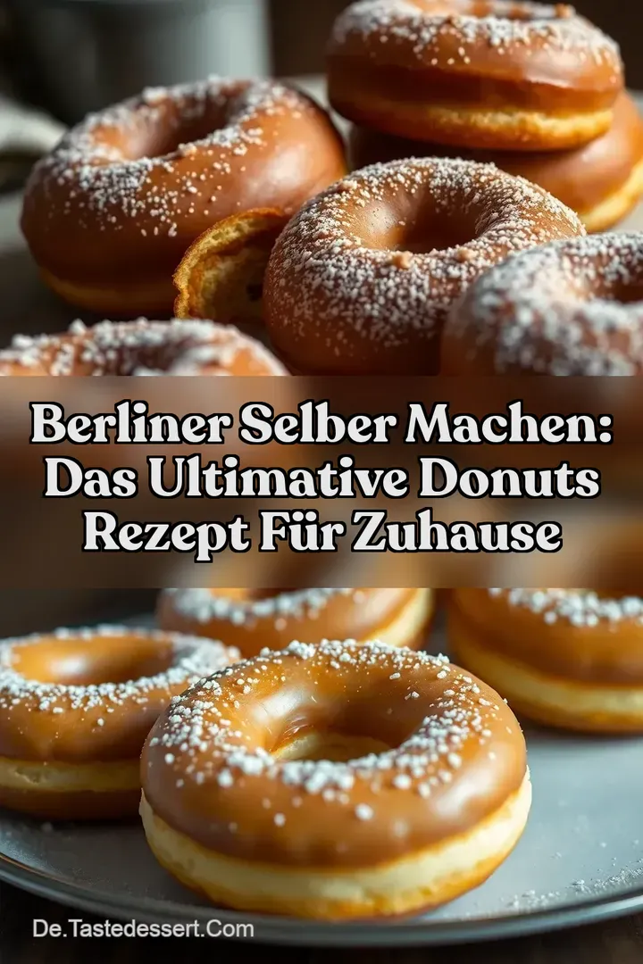Berliner selber machen: Das ultimative Donuts Rezept für Zuhause