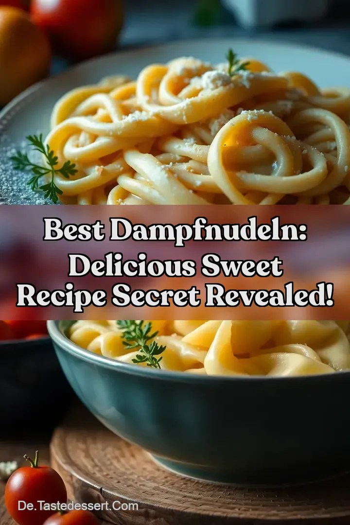 Best Dampfnudeln: Delicious Sweet Recipe Secret Revealed!