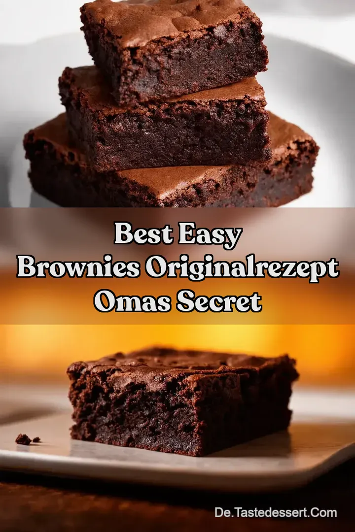 Best Easy Brownies Originalrezept Omas Secret