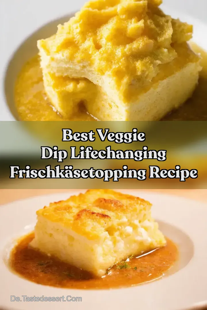 Best Veggie Dip LifeChanging Frischk&auml;setopping Recipe