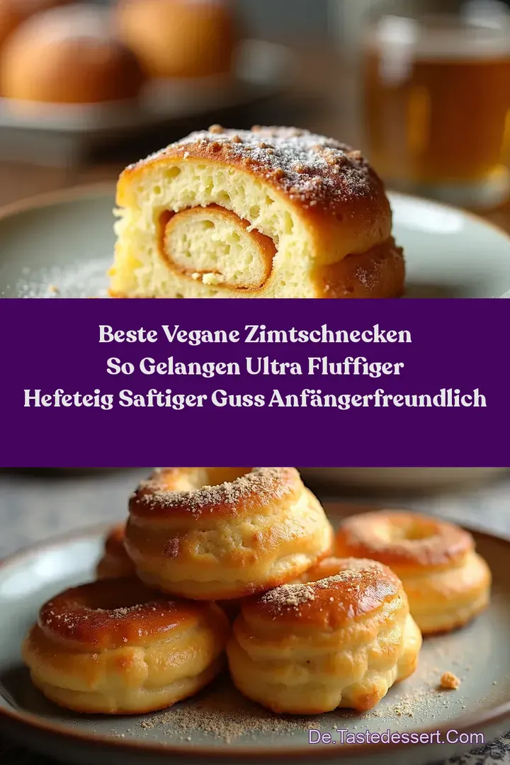 Beste Vegane Zimtschnecken So Gelangen Ultra Fluffiger Hefeteig Saftiger Guss Anf&auml;ngerfreundlich