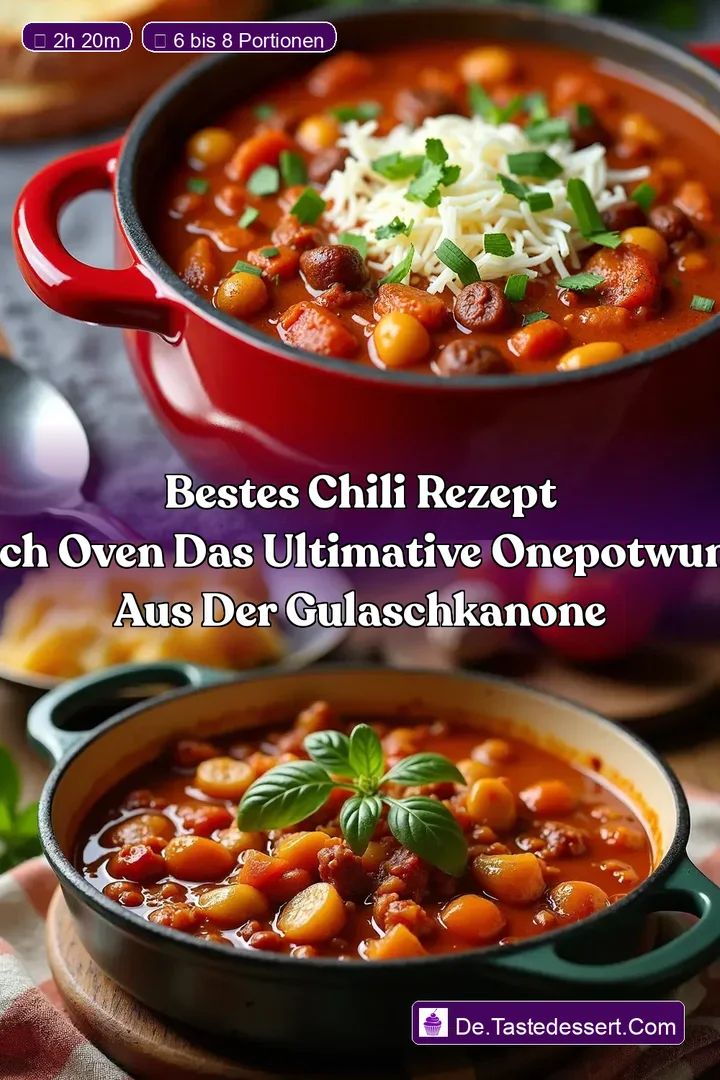 Bestes Chili Rezept Dutch Oven Das Ultimative OnePotWunder aus der Gulaschkanone