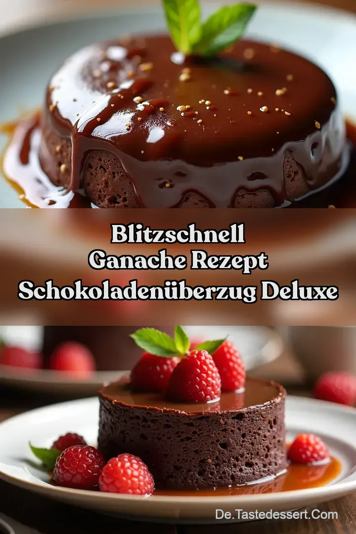 Blitzschnell Ganache Rezept Schokoladen&uuml;berzug Deluxe