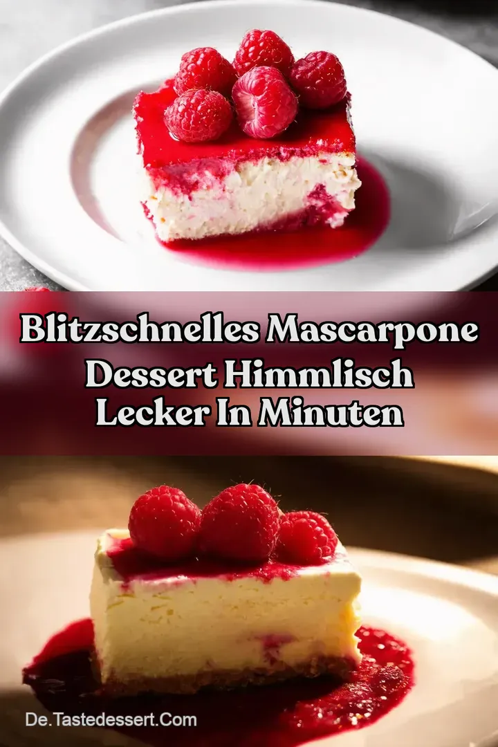 Blitzschnelles Mascarpone Dessert Himmlisch Lecker in Minuten