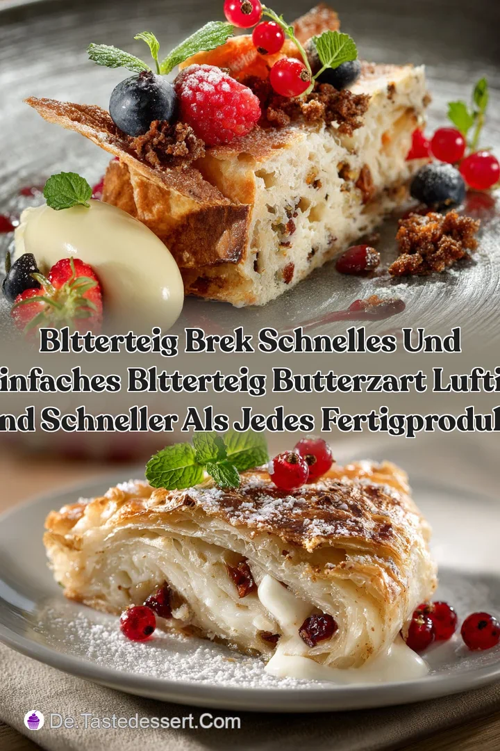 Bltterteig Brek Schnelles und einfaches Bltterteig Butterzart luftig und schneller als jedes Fertigprodukt