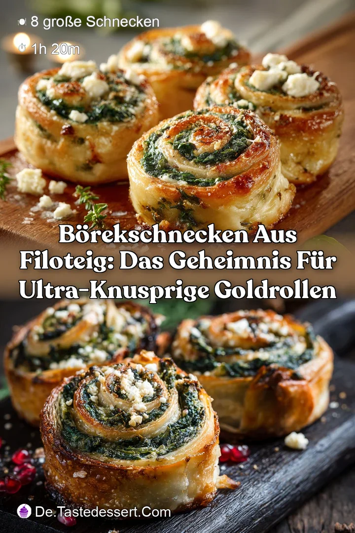 B&ouml;rekSchnecken aus Filoteig: Das Geheimnis f&uuml;r ultra-knusprige Goldrollen