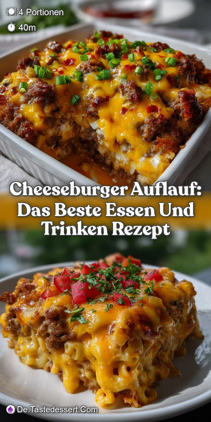 Cheeseburger Auflauf: Das beste Essen Und Trinken Rezept
