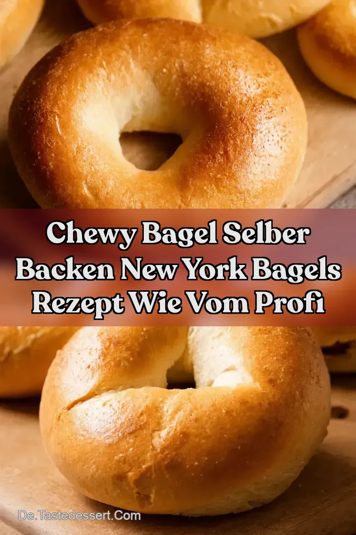 Chewy Bagel selber backen New York Bagels Rezept wie vom Profi