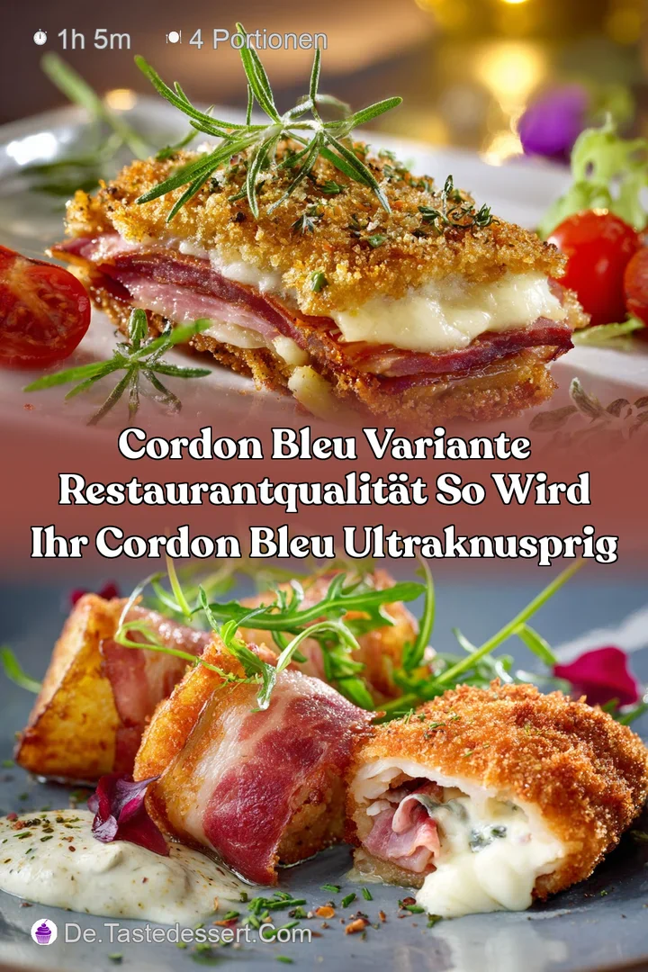 Cordon bleu Variante RestaurantQualit&auml;t So wird Ihr Cordon bleu ultraknusprig