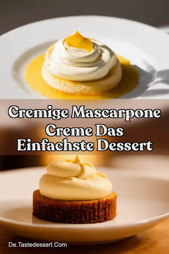 Cremige Mascarpone Creme Das Einfachste Dessert