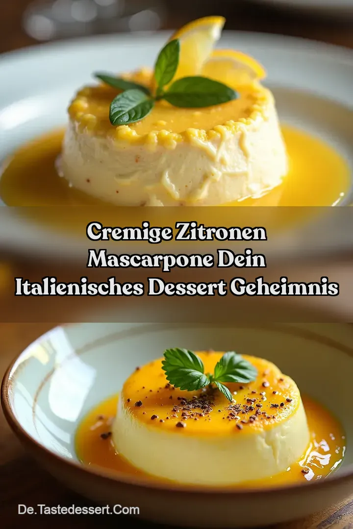 Cremige Zitronen Mascarpone Dein Italienisches Dessert Geheimnis