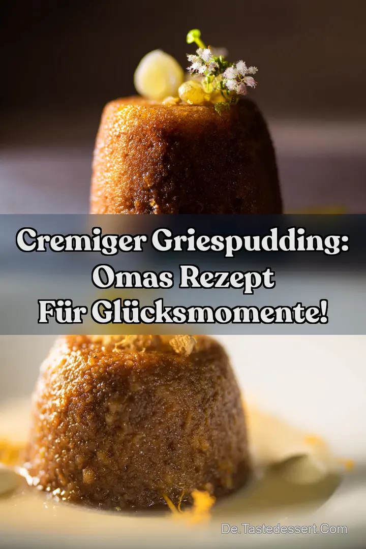 Cremiger Griespudding: Omas Rezept f&uuml;r Gl&uuml;cksmomente!