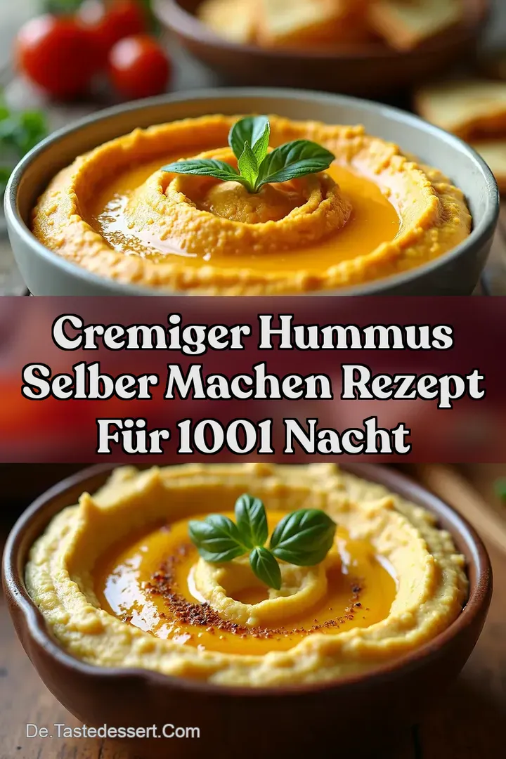 Cremiger Hummus selber machen Rezept f&uuml;r 1001 Nacht