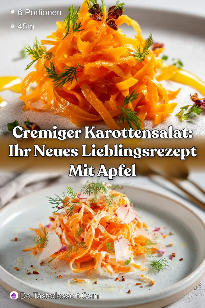 Cremiger Karottensalat: Ihr neues Lieblingsrezept mit Apfel