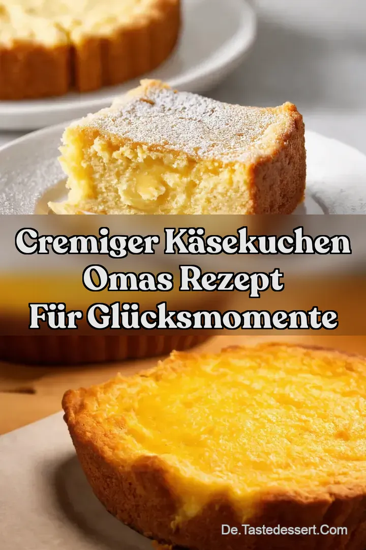Cremiger K&auml;sekuchen Omas Rezept f&uuml;r Gl&uuml;cksmomente
