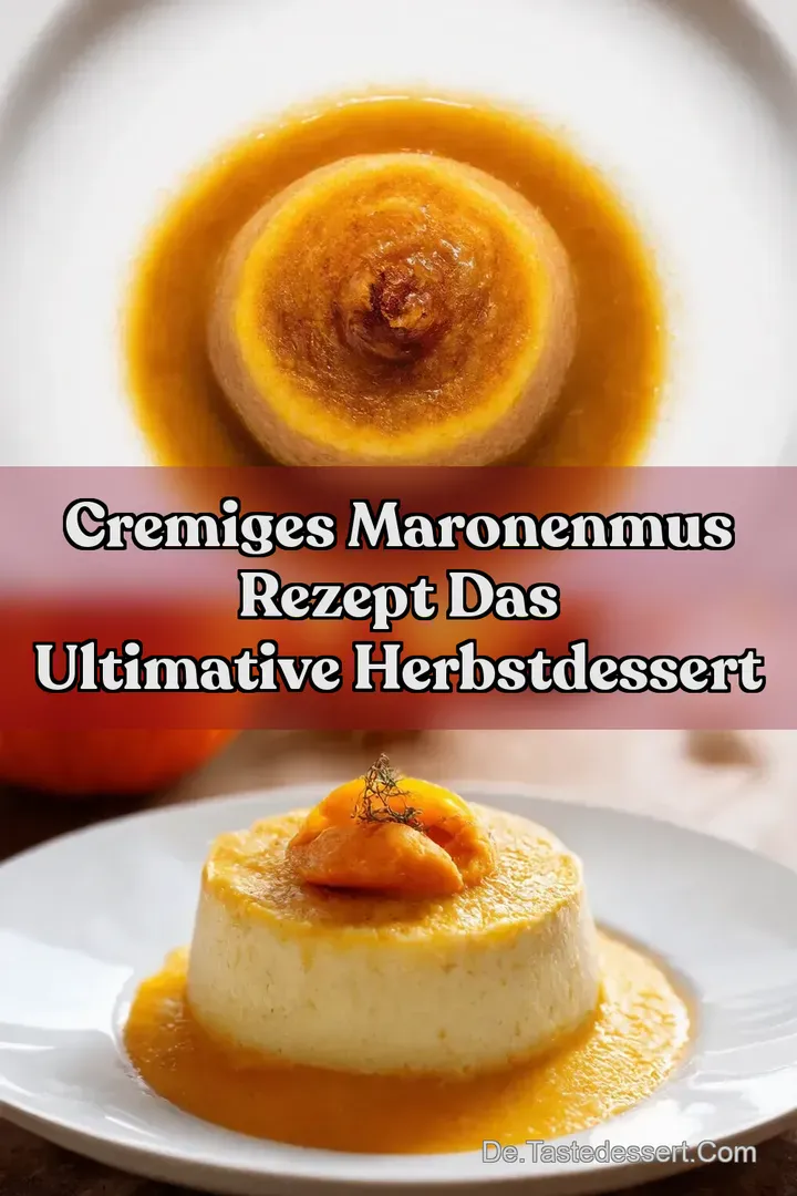 Cremiges Maronenmus Rezept Das ultimative HerbstDessert