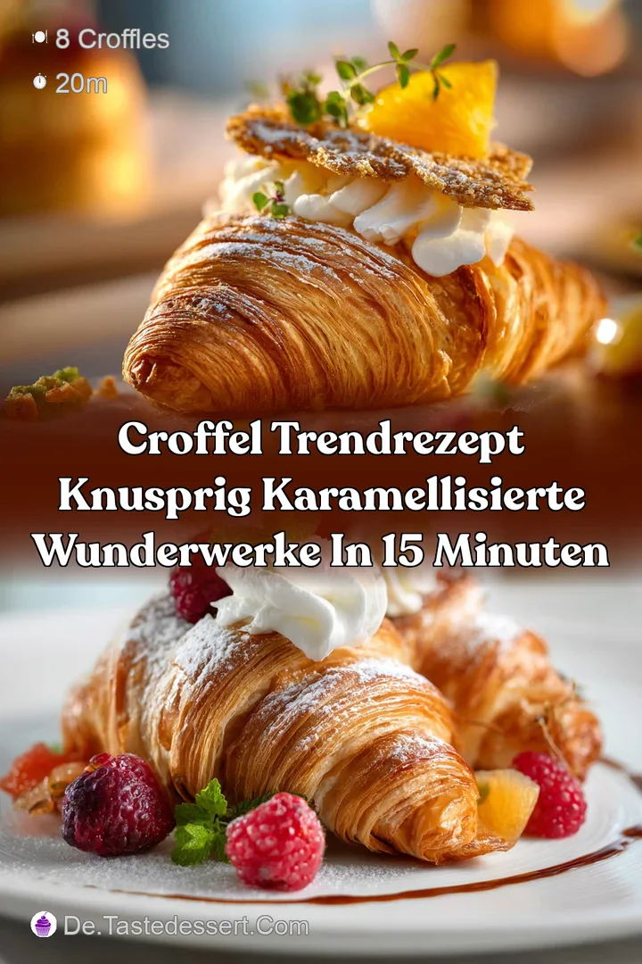 Croffel Trendrezept Knusprig karamellisierte Wunderwerke in 15 Minuten