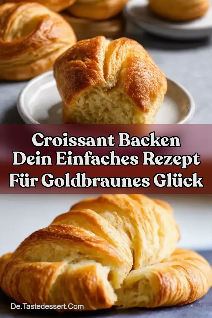 Croissant Backen Dein einfaches Rezept für goldbraunes Glück