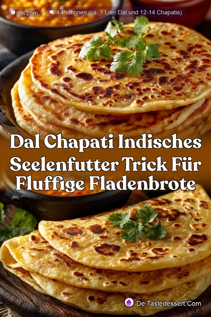 Dal Chapati Indisches Seelenfutter Trick für fluffige Fladenbrote