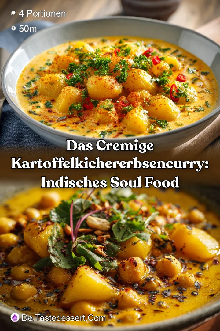 Das cremige KartoffelKichererbsenCurry: Indisches Soul Food