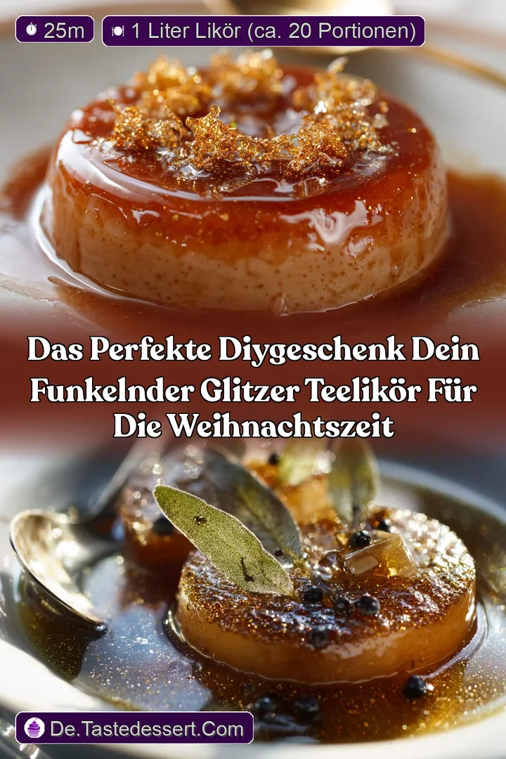Das perfekte DIYGeschenk Dein funkelnder Glitzer Teelik&ouml;r f&uuml;r die Weihnachtszeit