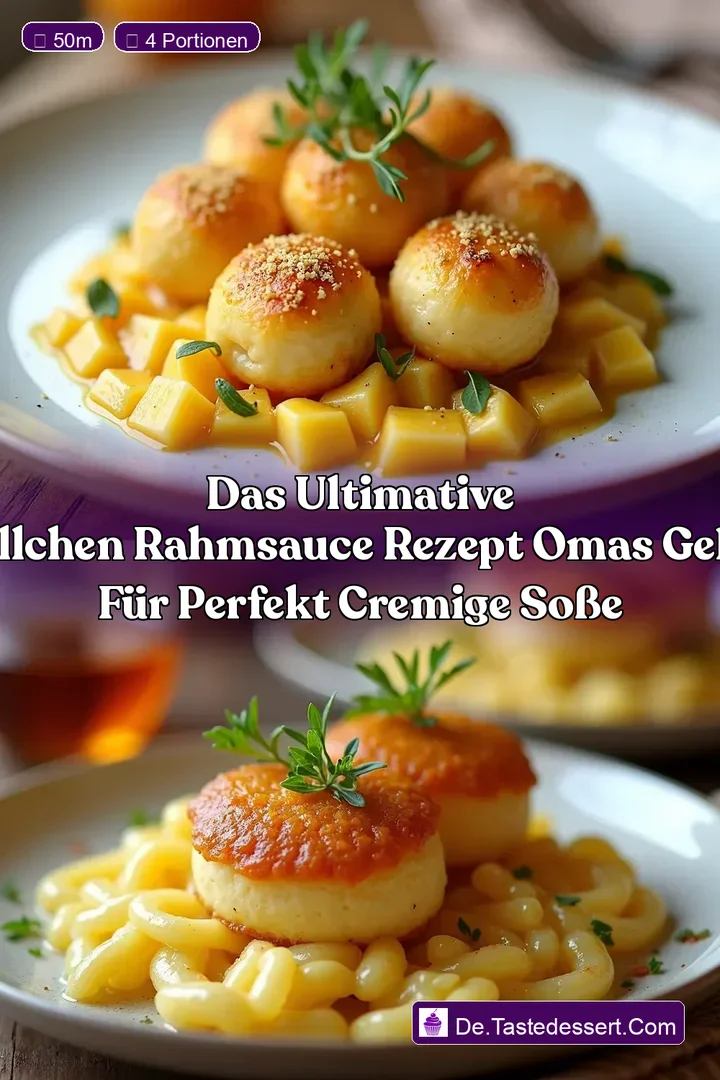 Das Ultimative Hackb&auml;llchen Rahmsauce Rezept Omas Geheimnis f&uuml;r Perfekt Cremige So&szlig;e