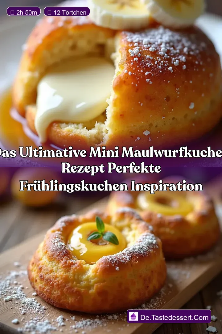 Das ULTIMATIVE Mini Maulwurfkuchen Rezept Perfekte Fr&uuml;hlingskuchen Inspiration