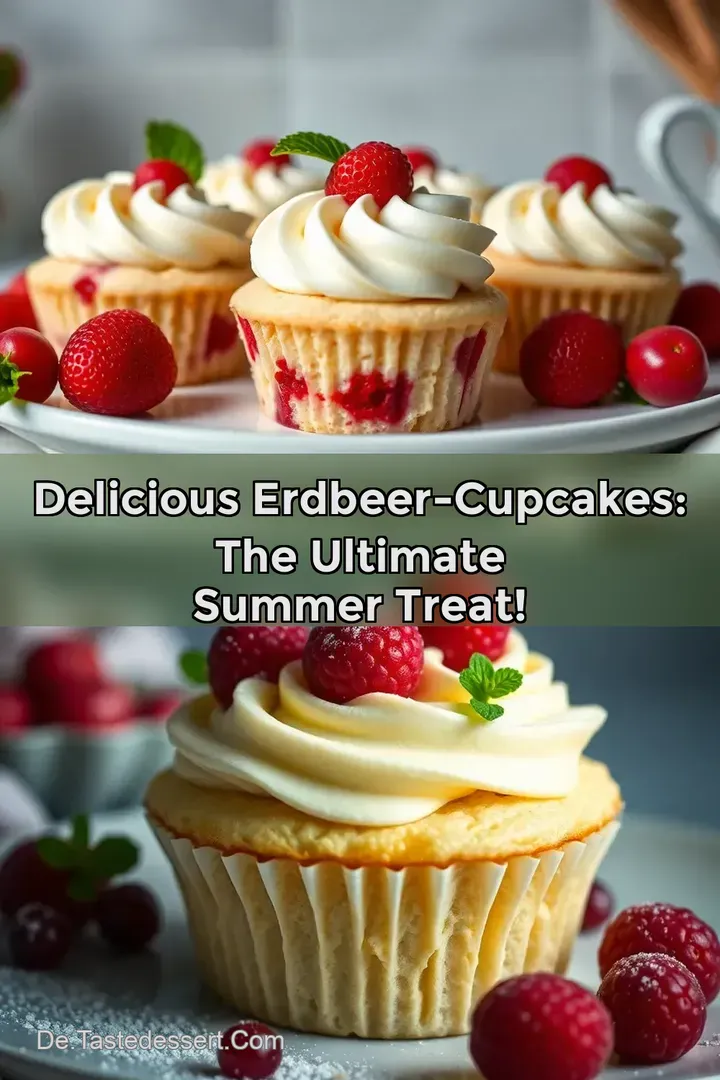Delicious Erdbeer-Cupcakes: The Ultimate Summer Treat!