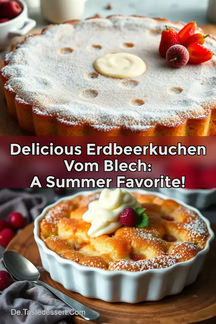Delicious Erdbeerkuchen vom Blech: A Summer Favorite!