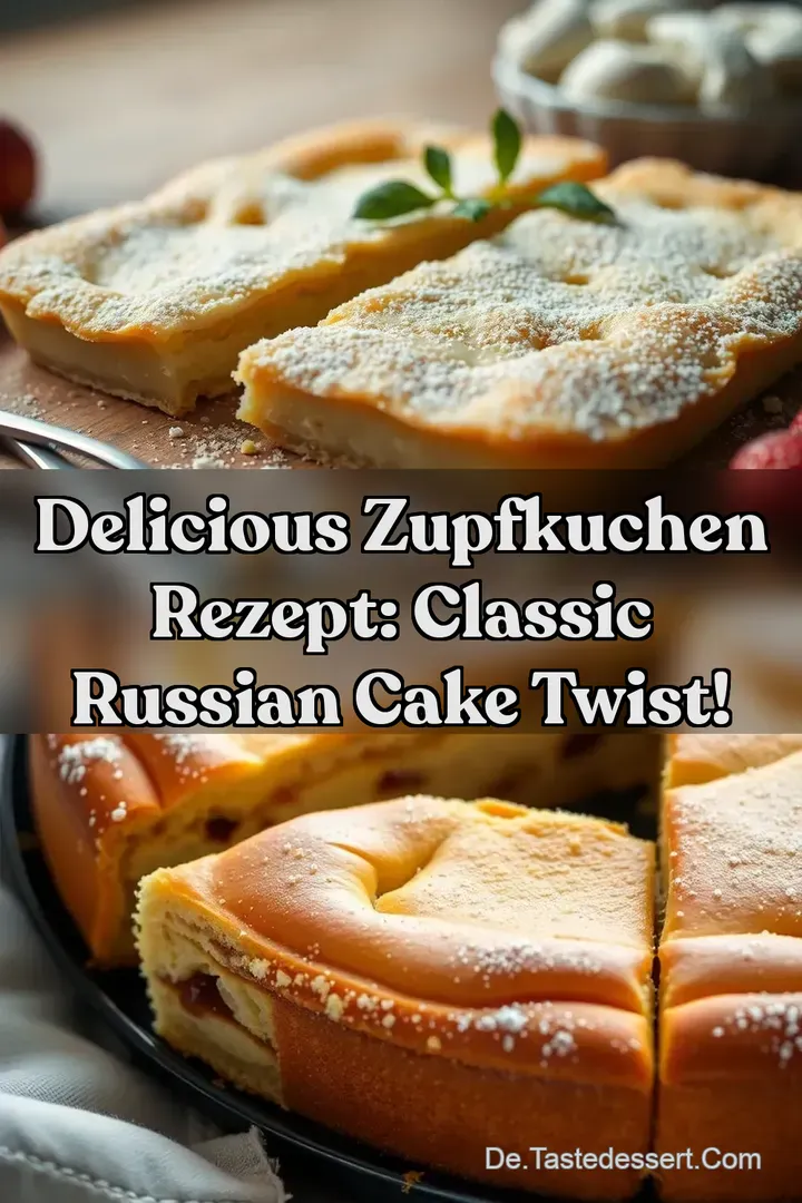 Delicious Zupfkuchen Rezept: Classic Russian Cake Twist!