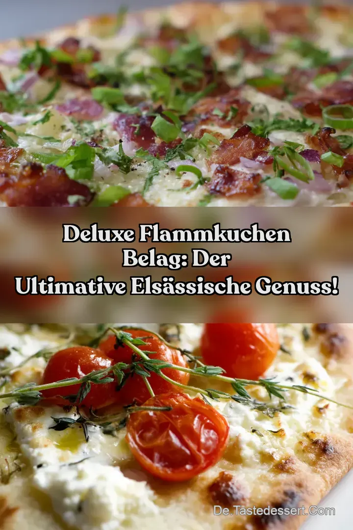 Deluxe Flammkuchen Belag: Der ultimative elsässische Genuss!