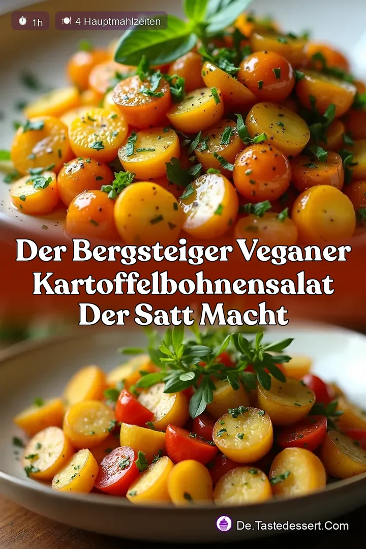 Der Bergsteiger Veganer KartoffelBohnenSalat der satt macht