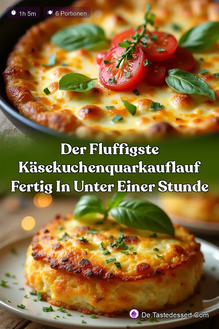 Der fluffigste K&auml;sekuchenQuarkauflauf Fertig in unter einer Stunde