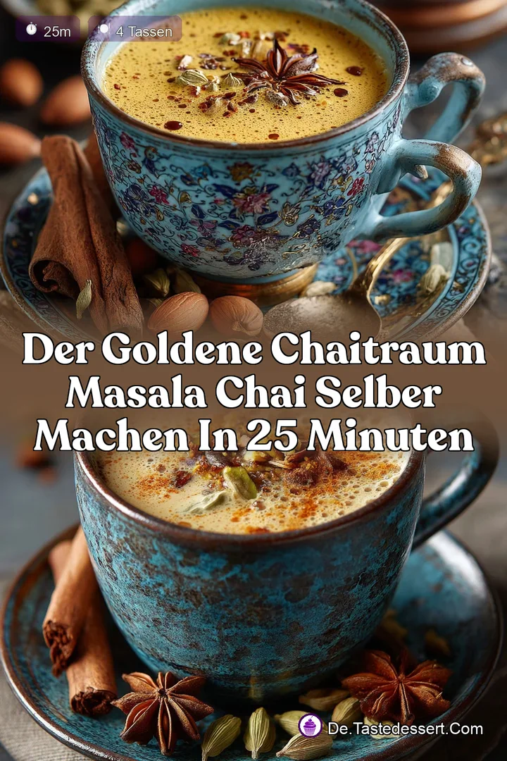 Der Goldene ChaiTraum Masala Chai selber machen in 25 Minuten