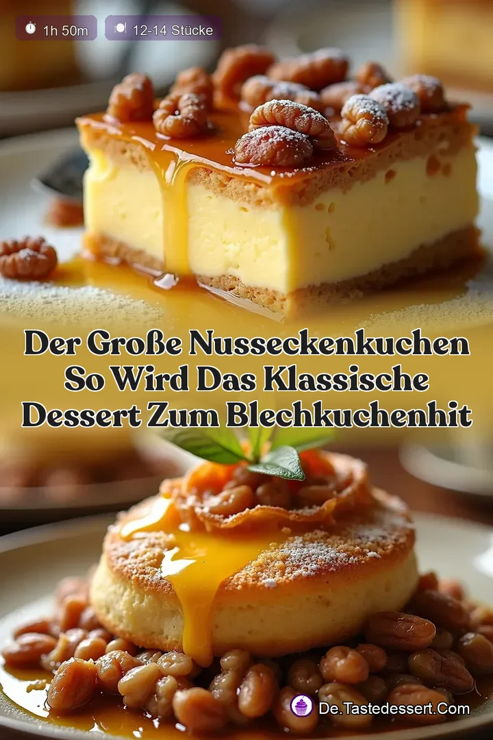 Der Gro&szlig;e NusseckenKuchen So wird das klassische Dessert zum BlechkuchenHit