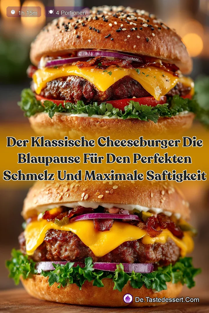 Der Klassische Cheeseburger Die Blaupause f&uuml;r den perfekten Schmelz und maximale Saftigkeit