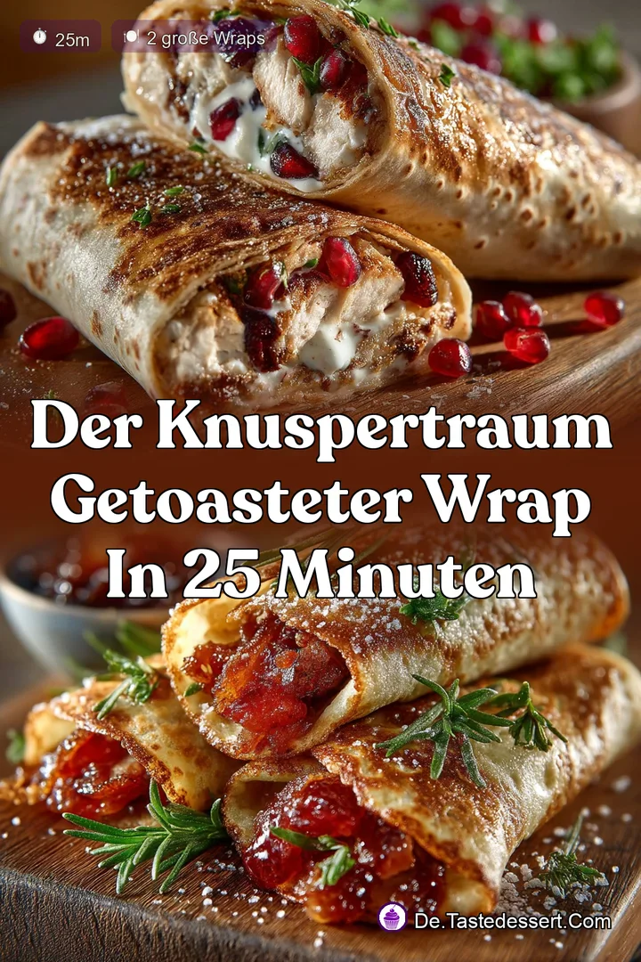 Der KnusperTraum Getoasteter Wrap in 25 Minuten
